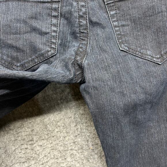 Hydraulic Extreme Slim Jeans Size 1/2 Short Black Gray Skinny Stretch Denim - Picture 14 of 16